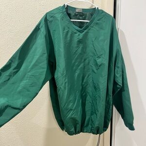 OVERSIZED GREEN WINDBREAKER